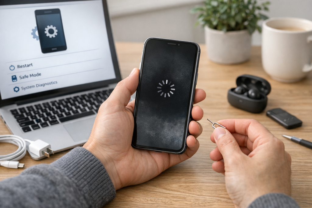 Troubleshooting a Frozen Phone